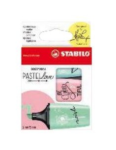 STABILO 07 03-57 evidenziatore 3 pz Punta smussata Verde, Rosa, Turchese