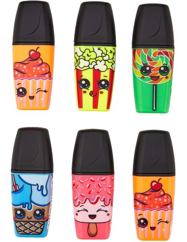STABILO Boss Mini Sweet Friends evidenziatore 50 pz Punta smussata Blu, Verde, Arancione, Rosa, Giallo