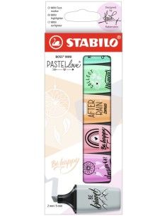 STABILO BOSS MINI evidenziatore 6 pz Punta smussata