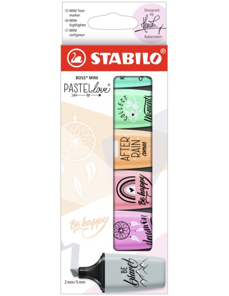 STABILO BOSS MINI evidenziatore 6 pz Punta smussata