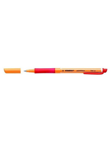 STABILO pointVisco Penna in gel con cappuccio Fine Rosso 1 pz