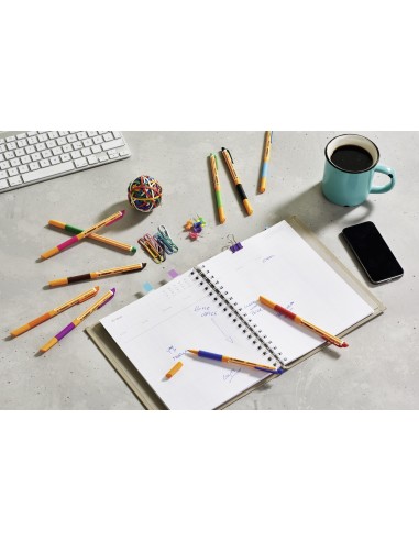 STABILO pointVisco Penna in gel con cappuccio Fine Rosso 1 pz