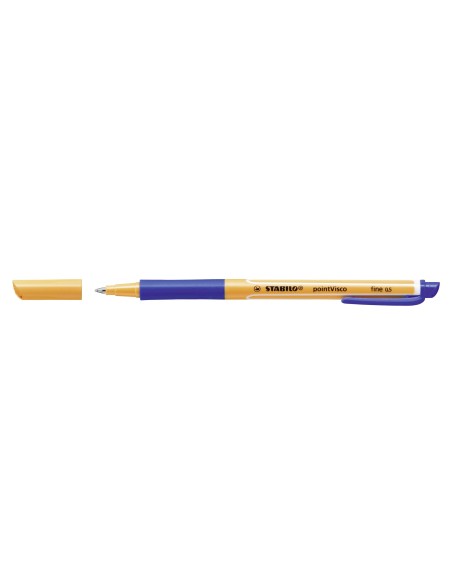 STABILO pointVisco Penna in gel con cappuccio Fine Blu 1 pz
