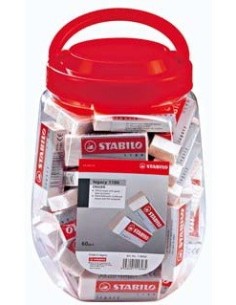 STABILO 118660 gomma per cancellare Multicolore 60 pz