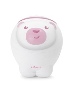 Chicco First Dreams Polar Bear luce da notte per bambino Libera installazione Rosa, Bianco