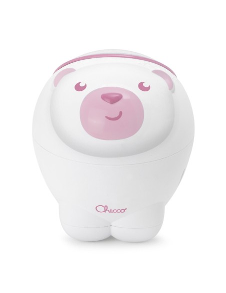 Chicco First Dreams Polar Bear luce da notte per bambino Libera installazione Rosa, Bianco