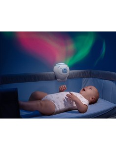 Chicco First Dreams Polar Bear luce da notte per bambino Libera installazione Blu, Bianco 2