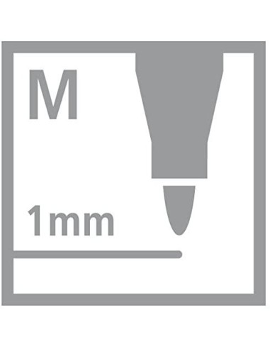 STABILO Write-4-all marcatore permanente Tipo di punta Nero, Blu, Verde, Rosso 4 pz