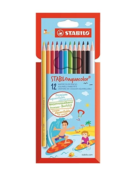 STABILO Aquacolor Multicolore 12 pz