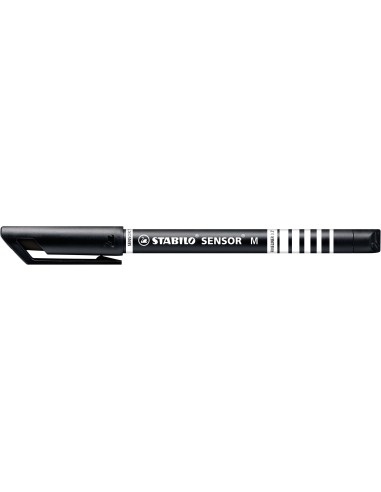 STABILO Sensor medium penna tecnica Medio Nero, Blu, Verde, Rosso 4 pz