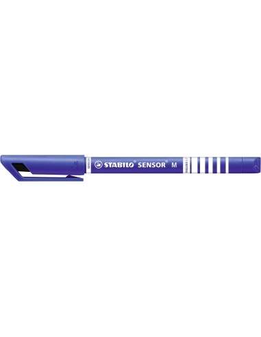 STABILO Sensor medium penna tecnica Medio Nero, Blu, Verde, Rosso 4 pz