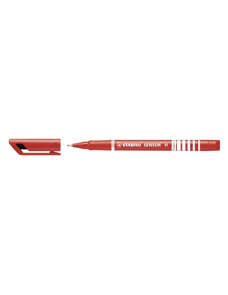 STABILO Sensor medium penna tecnica Medio Rosso 1 pz