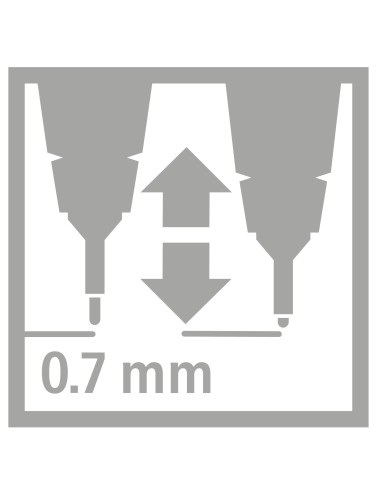 STABILO Sensor medium penna tecnica Medio Rosso 1 pz