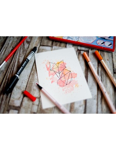 STABILO Sensor medium penna tecnica Medio Rosa 1 pz