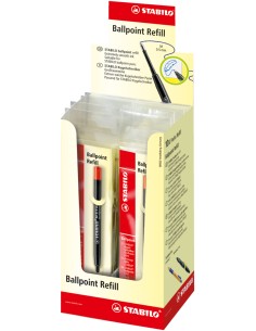 STABILO 2 040-02 ricaricatore di penna Medio Rosso 10 pz