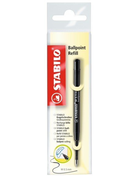 STABILO 2 046-02 ricaricatore di penna Medio Nero 10 pz