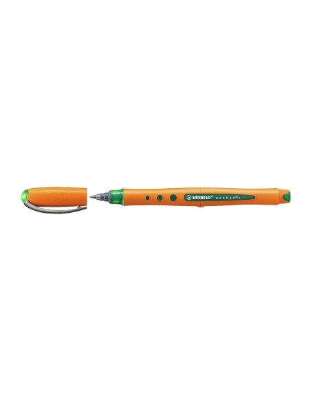 STABILO worker+ fine Penna stick a sfera Verde 1 pz