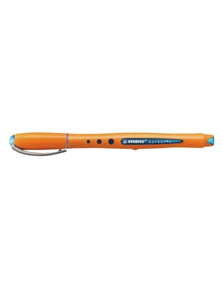 STABILO worker+ fine Penna stick a sfera Blu 1 pz
