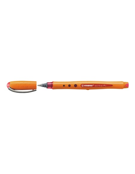 STABILO worker+ medium Penna stick a sfera Rosso 1 pz