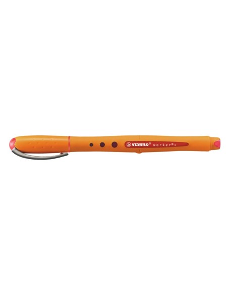 STABILO worker+ medium Penna stick a sfera Rosso 1 pz