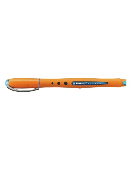 STABILO worker+ medium Penna stick a sfera Blu 1 pz