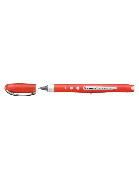 STABILO worker+ colorful Penna stick a sfera Rosso 1 pz
