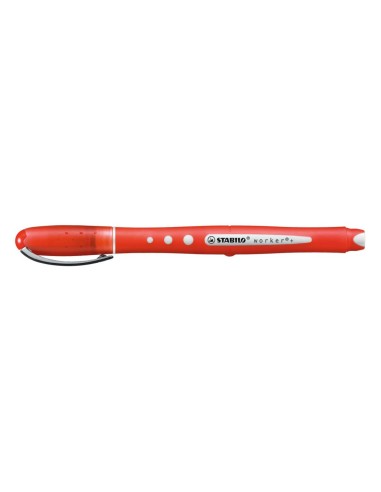 STABILO worker+ colorful Penna stick a sfera Rosso 1 pz