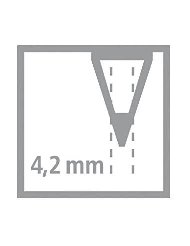 STABILO Matita colorata triangolare - Trio thick - Astuccio da 24 + temperino - Colori assortiti