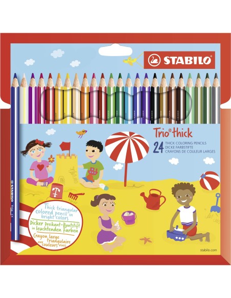 STABILO Trio Thick Multi 24 pz