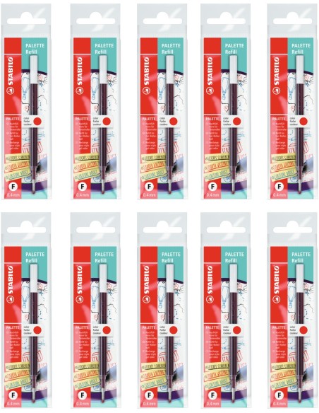 STABILO PALETTE Fine Rosso 10 pz