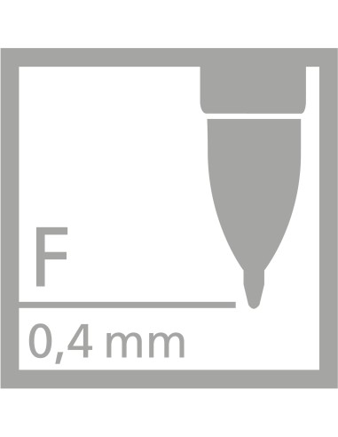 STABILO PALETTE Fine Nero 10 pz