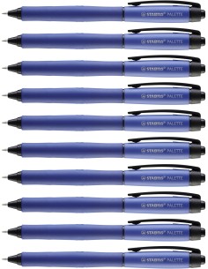 STABILO PALETTE Penna retrattile a clip 10 pz