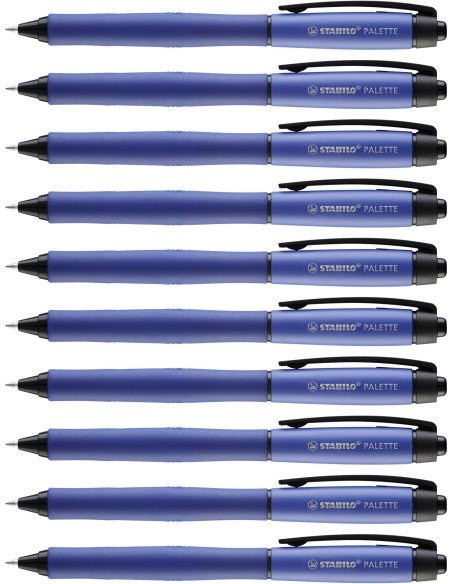 STABILO PALETTE Penna retrattile a clip 10 pz