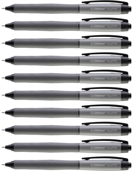 STABILO PALETTE Penna retrattile a clip 10 pz