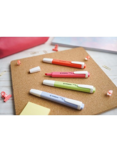 STABILO 275 4-08-1 evidenziatore 4 pz Punta smussata Colori assortiti