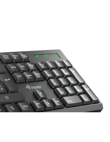 Equip 245223 tastiera Mouse incluso RF Wireless QWERTY Italiano Nero