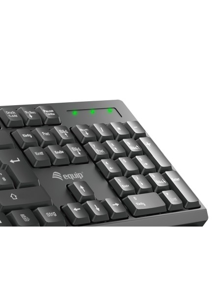 Equip 245223 tastiera Mouse incluso RF Wireless QWERTY Italiano Nero