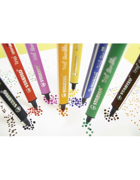 STABILO Trio Scribbi marcatore Vivido Multicolore 8 pz