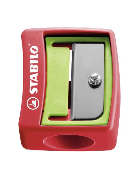 STABILO 4548 12 temperino Temperamatite manuale Blu, Stainless steel, Translucent