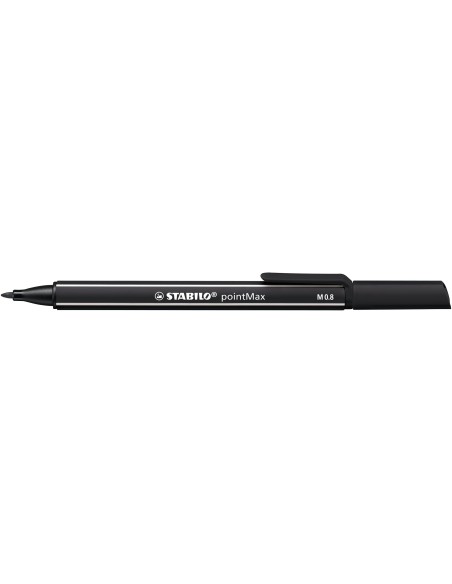 STABILO pointMax penna tecnica Medio Nero, Blu, Marrone, Verde, Azzurro, Verde chiaro, Arancione, Rosa, Viola, Rosso, Giallo 12