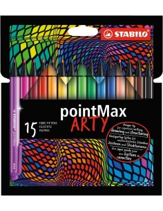 STABILO pointMax ARTY penna tecnica Medio Multicolore 15 pz