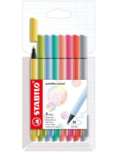STABILO pointMax penna tecnica Medio Multicolore 8 pz