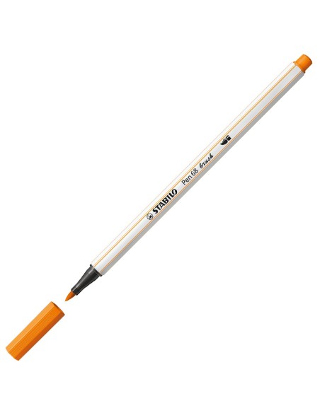 STABILO Pen 68 brush marcatore Multicolore 12 pz