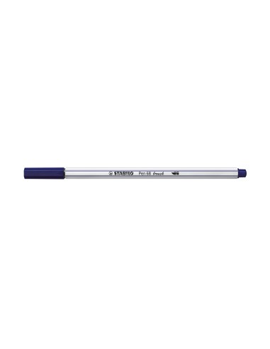STABILO Pen 68 brush marcatore Blu 1 pz