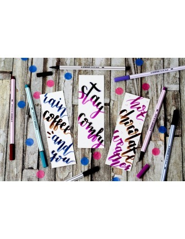 STABILO Pen 68 brush marcatore Blu 1 pz