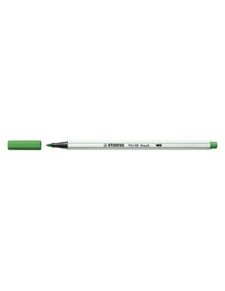 STABILO Pen 68 brush marcatore Verde 1 pz