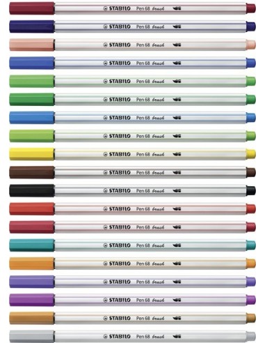 STABILO Pen 68 brush marcatore Verde 1 pz