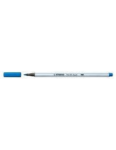 STABILO Pen 68 brush marcatore Blu 1 pz