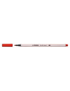 STABILO Pen 68 brush marcatore Medio Rosso 1 pz