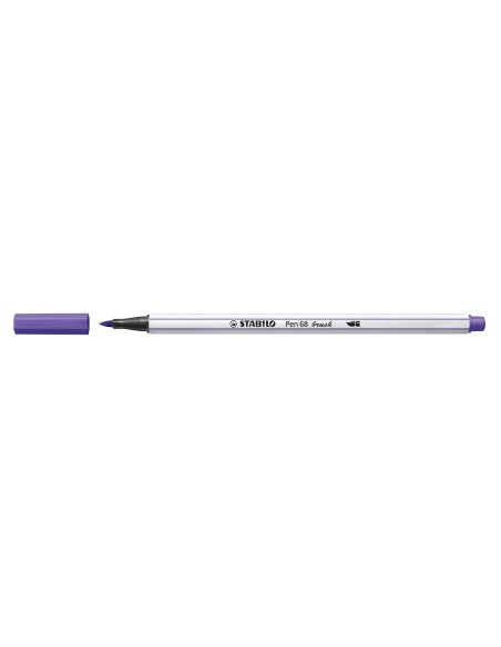 STABILO Pen 68 brush marcatore Medio Viola 1 pz STABILO Pen 68 brush marcatore Medio Viola 1 pz